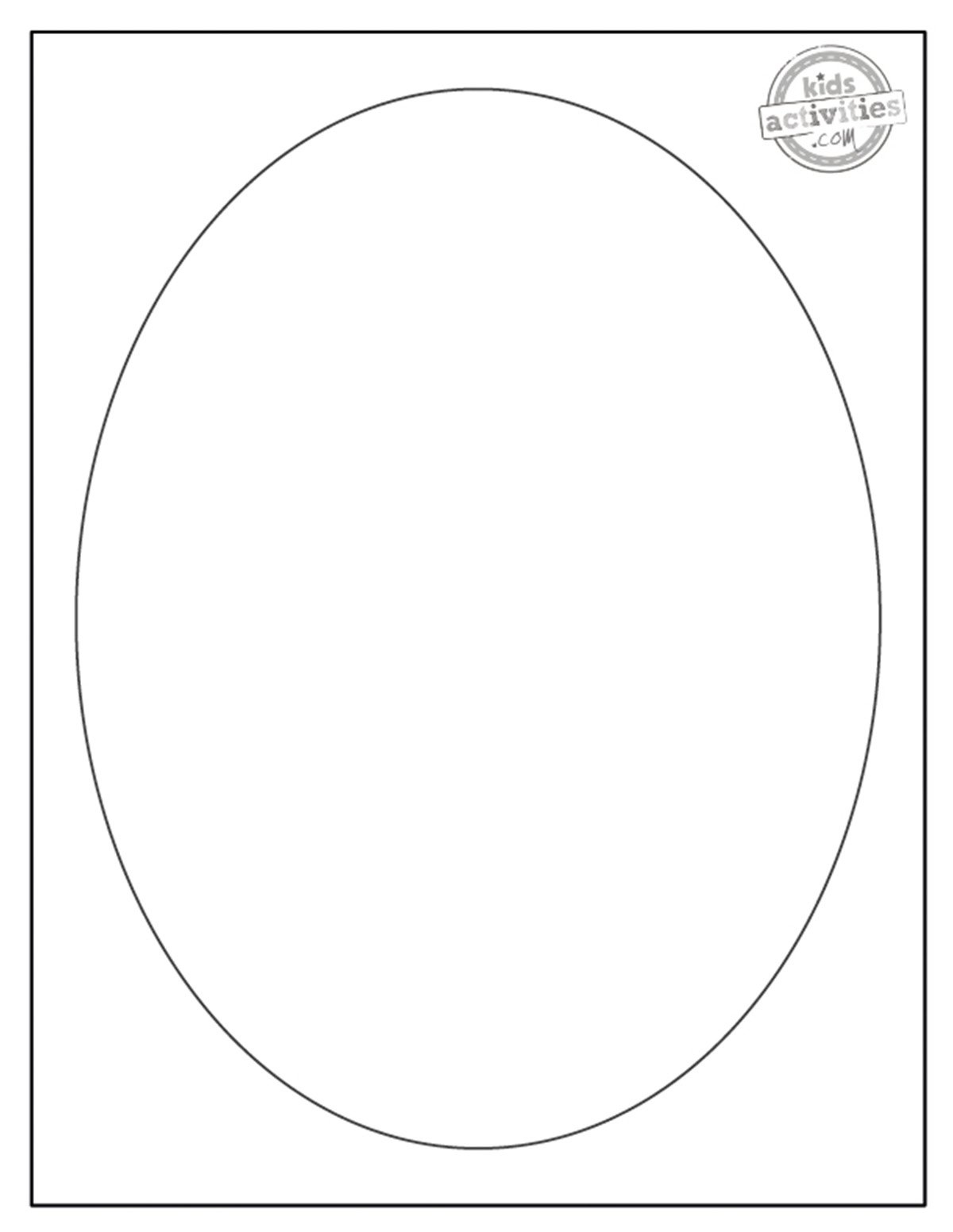 Simple and Easy Oval Template Kids Activities Blog Simple and Easy Oval Template Kids Activities Blog