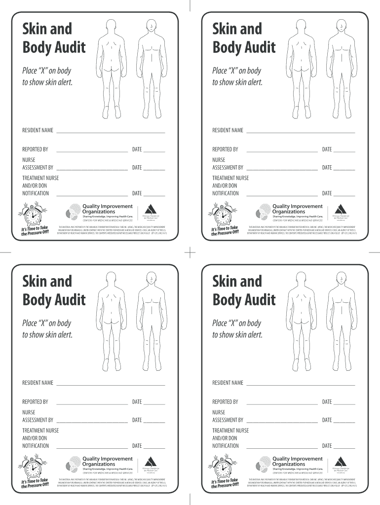 Skin and Body Audit Form - Fill Online, Printable, Fillable, Blank