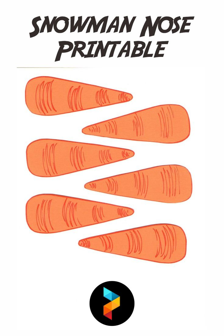 Snowman Nose - Free PDF Printables Printablee Snowman Nose - Free PDF Printables Printablee