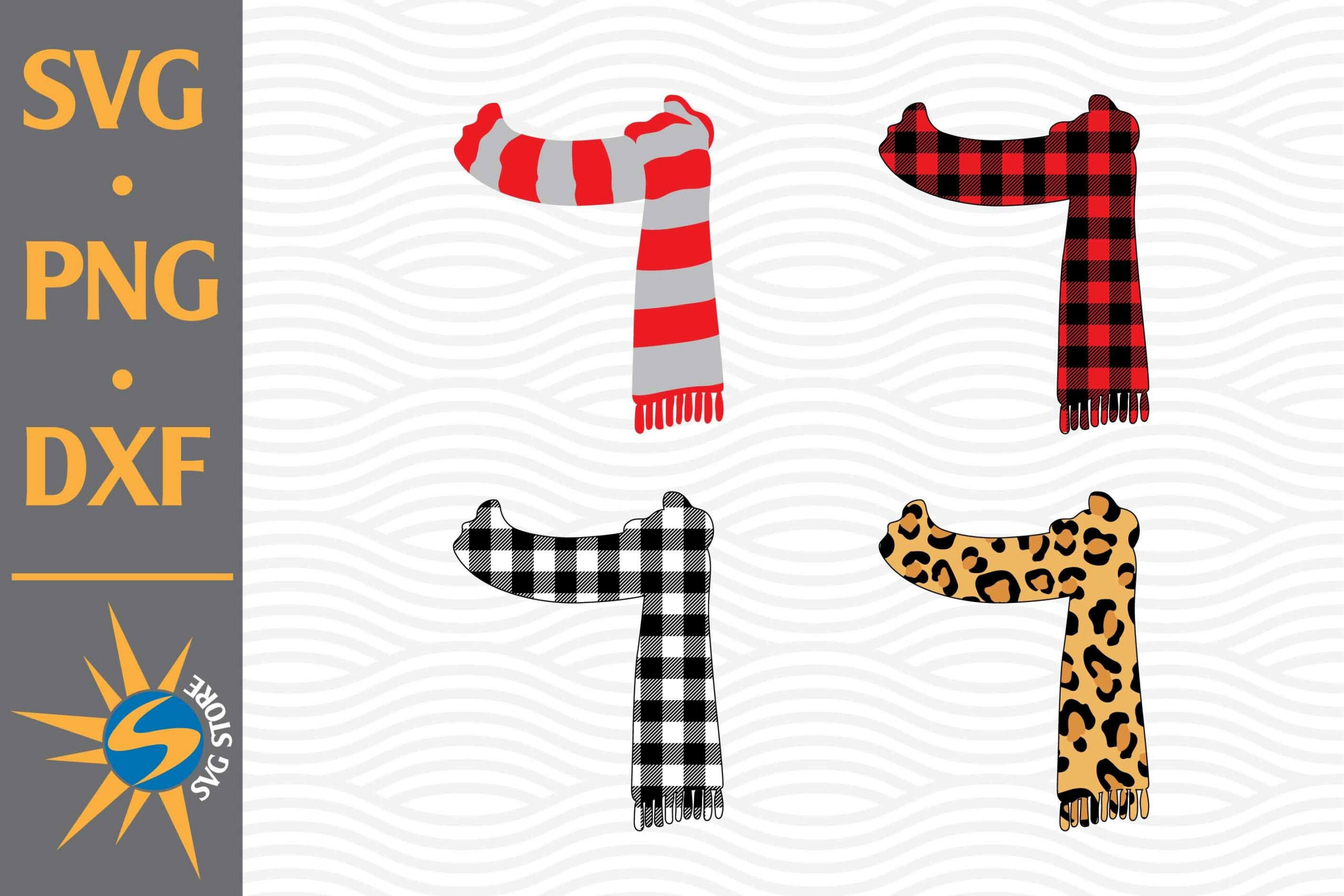 Snowman Scarf SVG, PNG, DXF Digital Files Include () Snowman Scarf SVG, PNG, DXF Digital Files Include ()