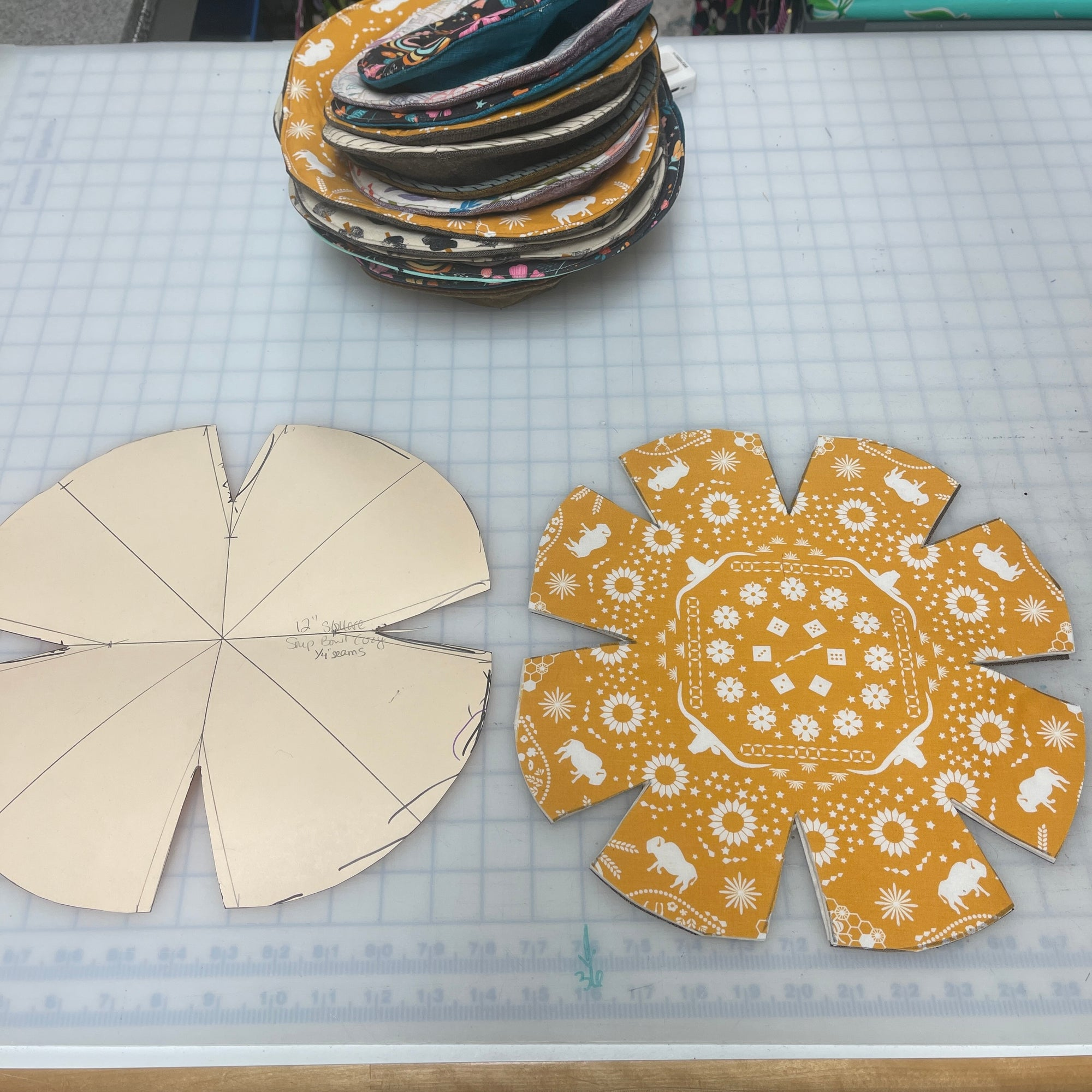 Soup Bowl Cozy for Microwave Free Pattern - Sew Sew