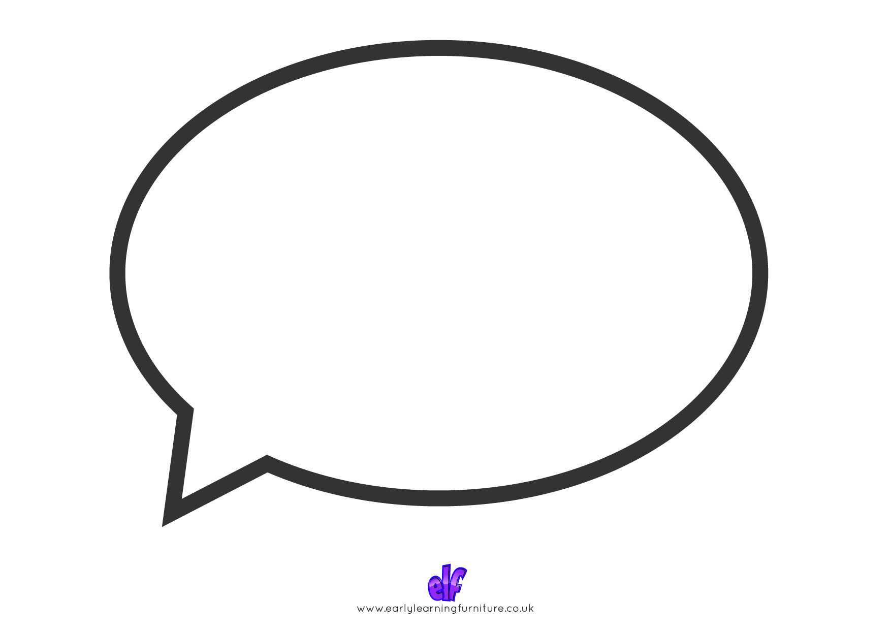 Speech Bubbles - Free Printable Teaching Resources  Early
