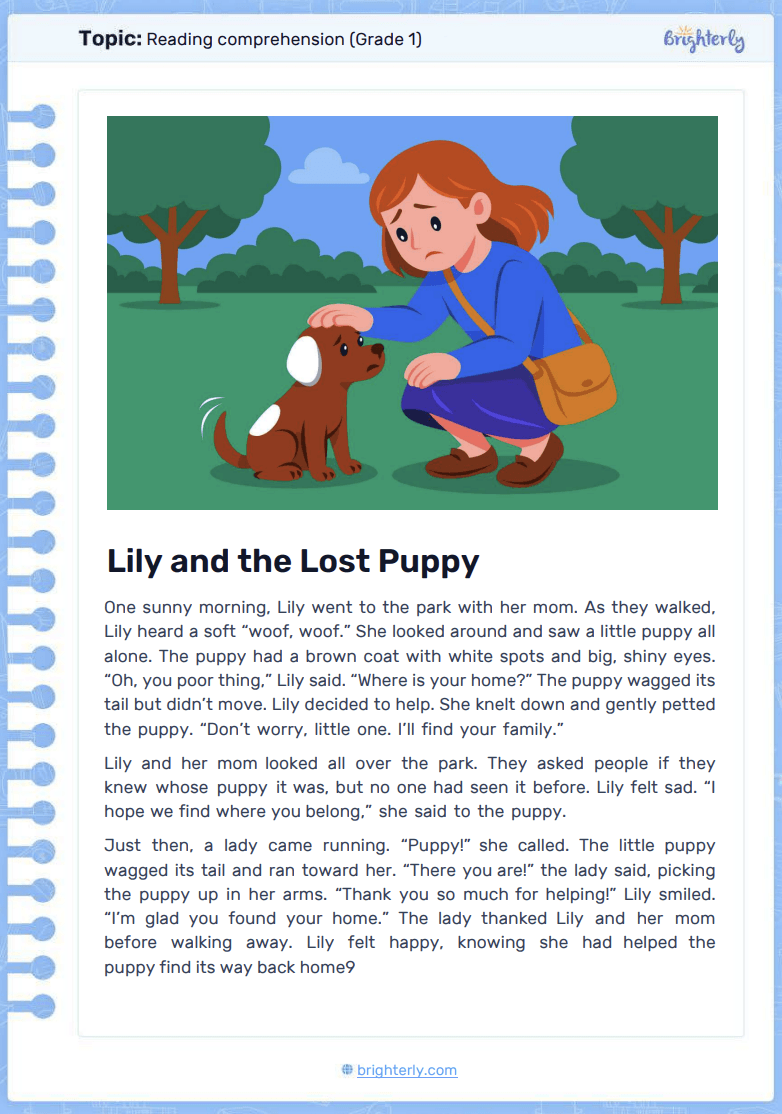 st Grade Reading Worksheets [Free download]