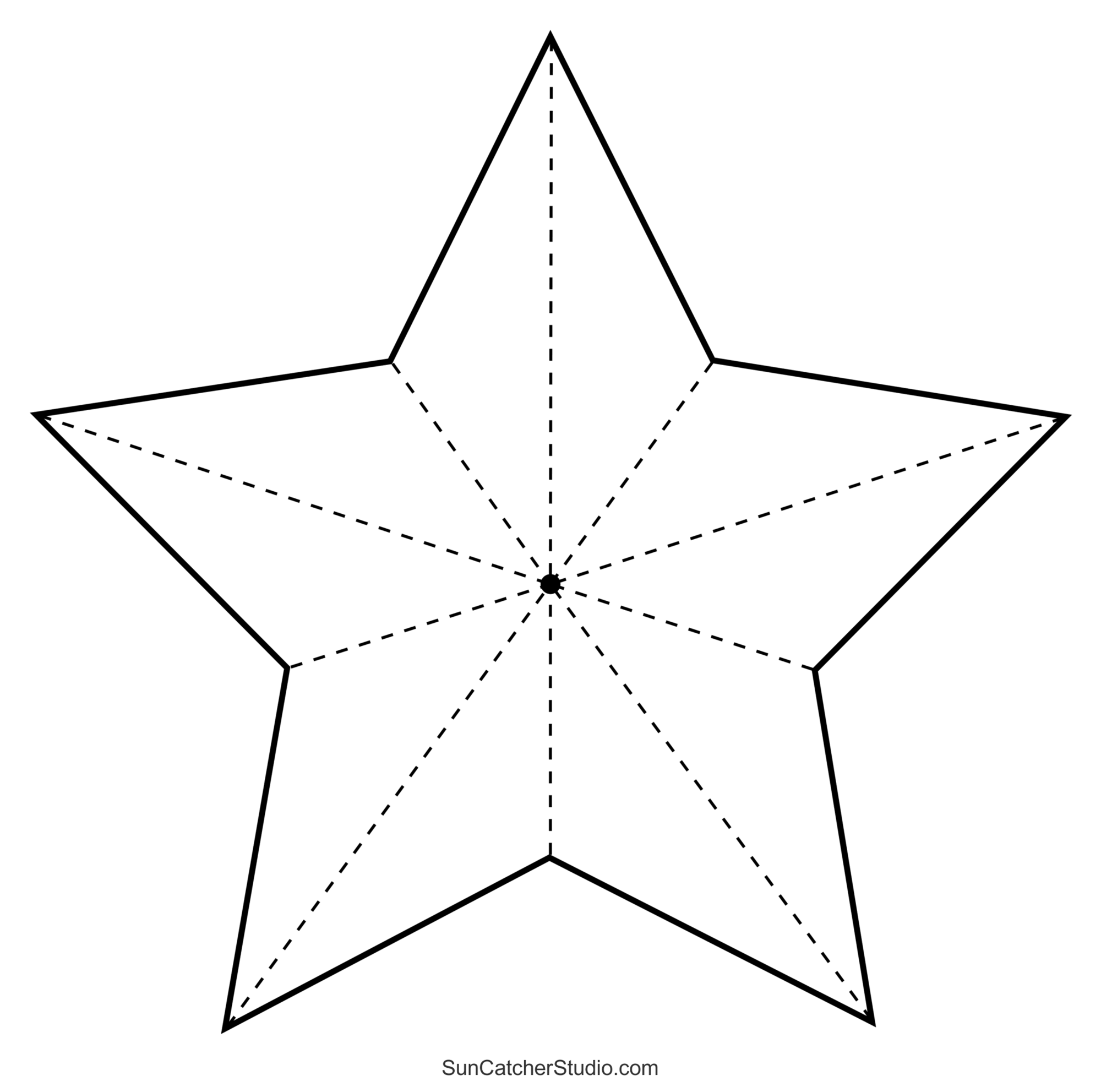 Star Patterns and Templates (Stencils and Clip Art Designs) – Free