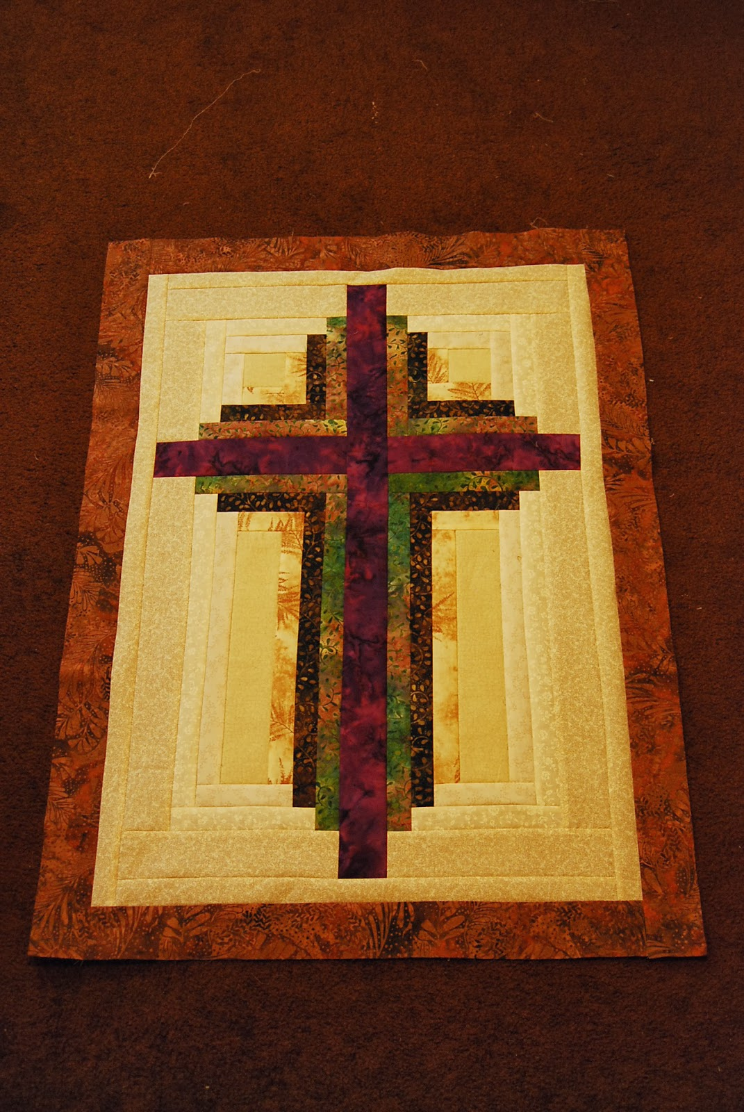 Sweet Seasons of Life: LOG CABIN CROSS