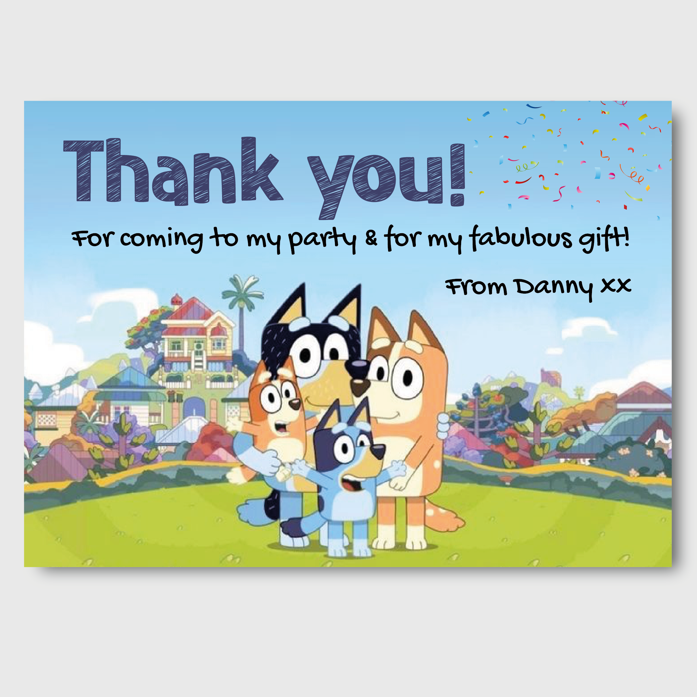 Thank You Postcards - pack of  - thestickersite