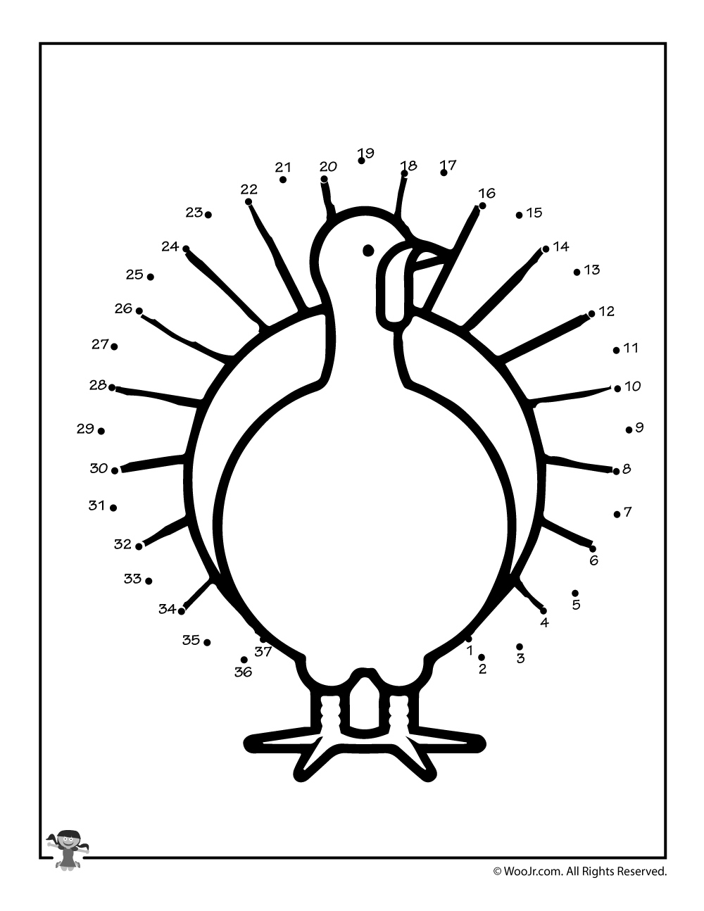 Thanksgiving Dot to Dots Printable Pages  Woo! Jr