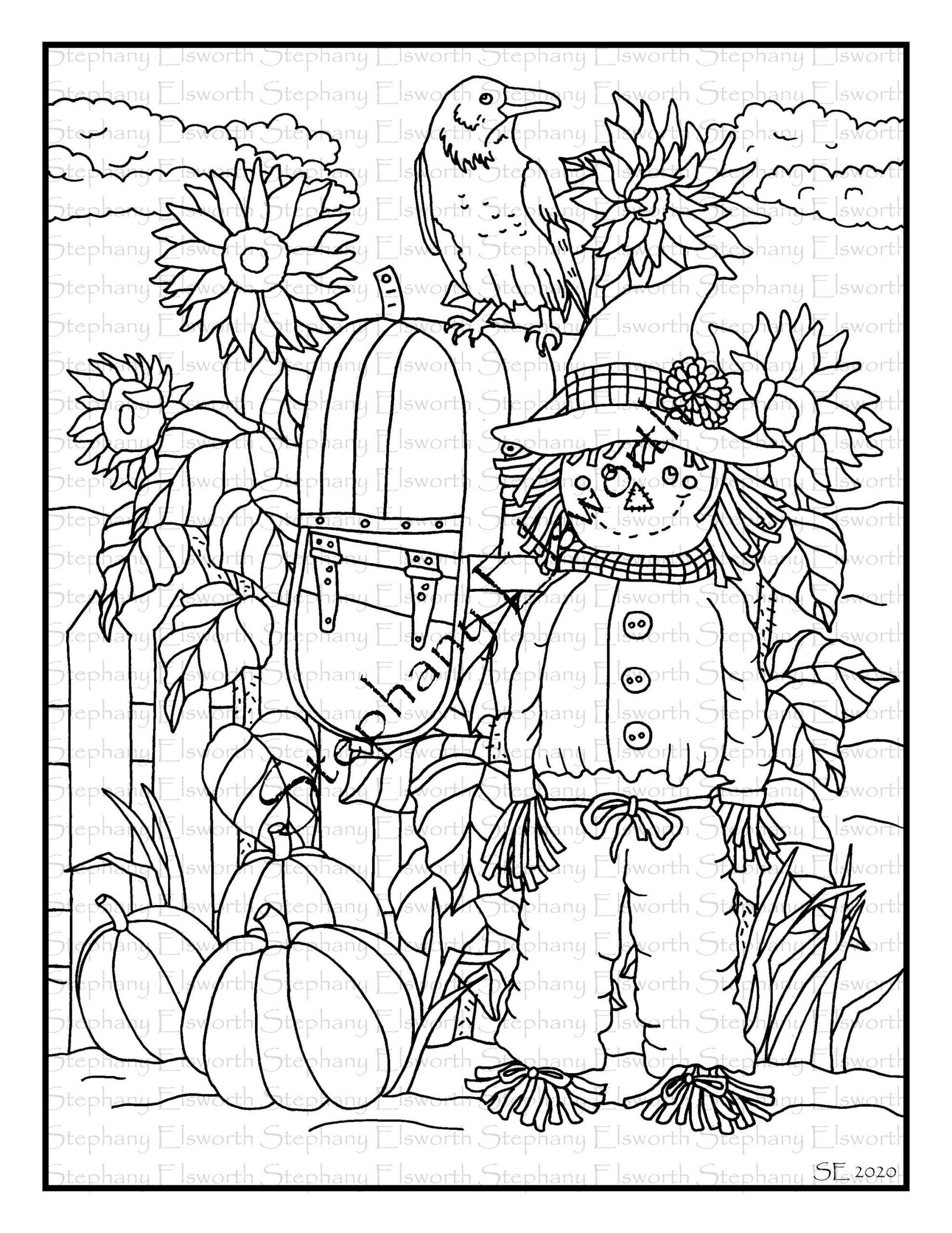 The Colors of Fall Set : Five  / X  Printable Instant