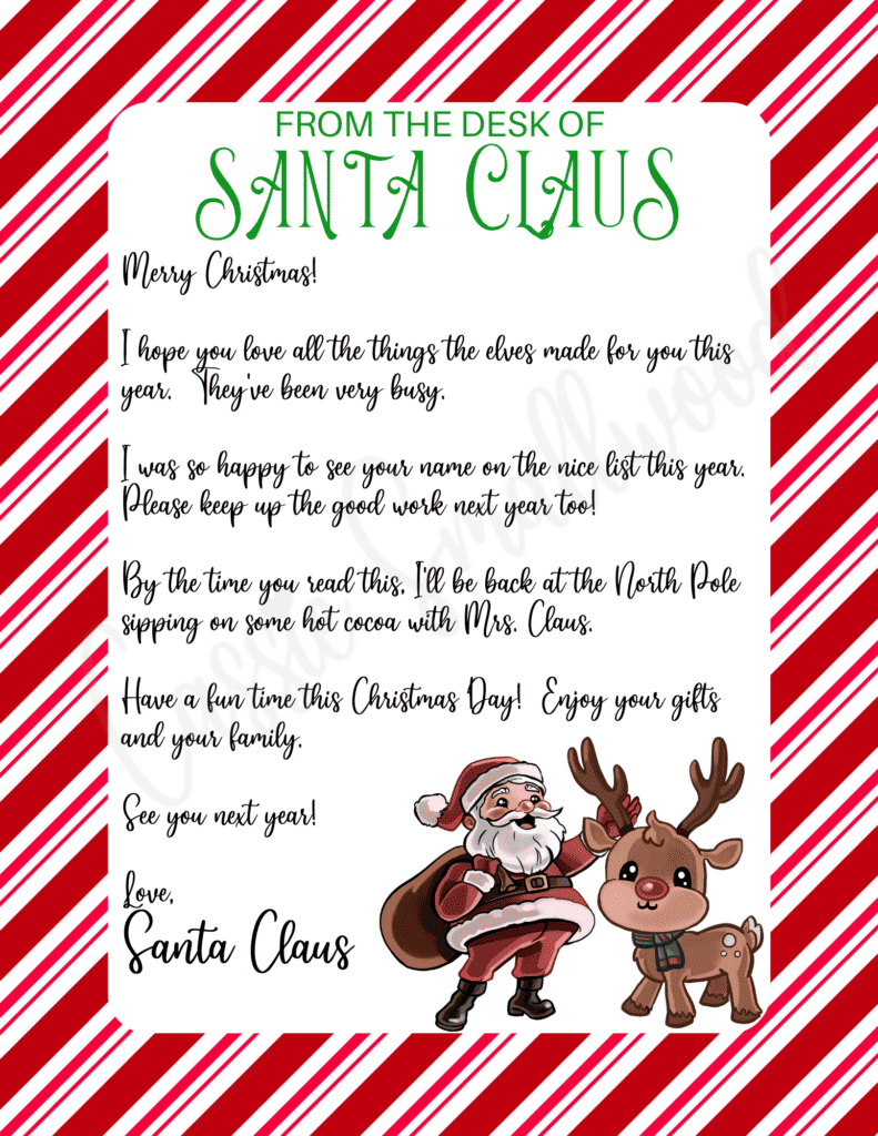 THE CUTEST Letters From Santa - Cassie Smallwood