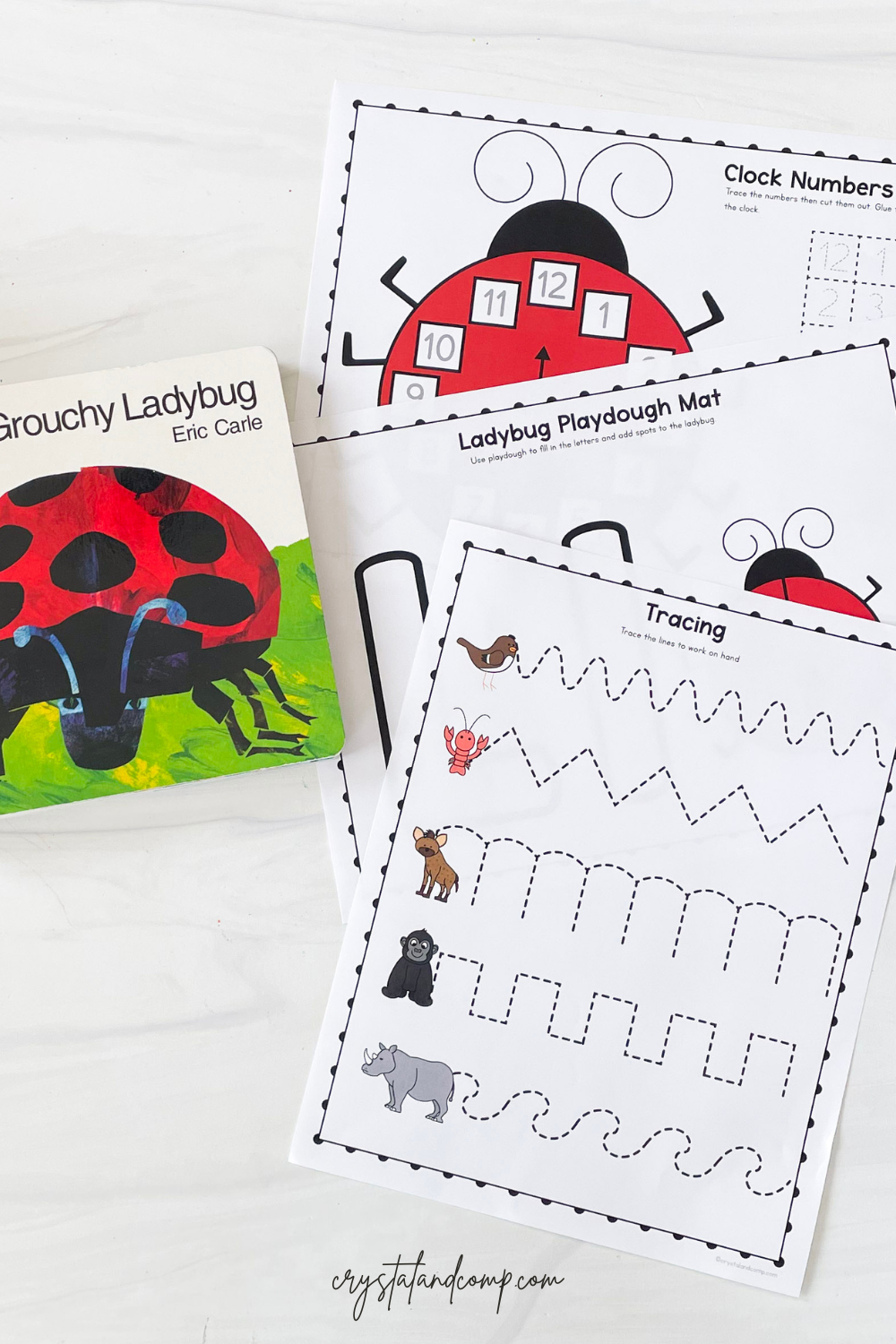 The Grouchy Ladybug Printables - CrystalandComp The Grouchy Ladybug Printables - CrystalandComp