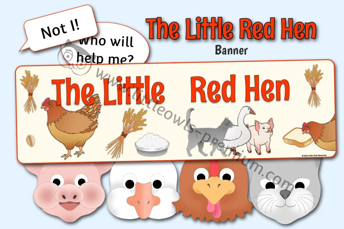 The Little Red Hen Printables  EYFS & KS Activities & Displays