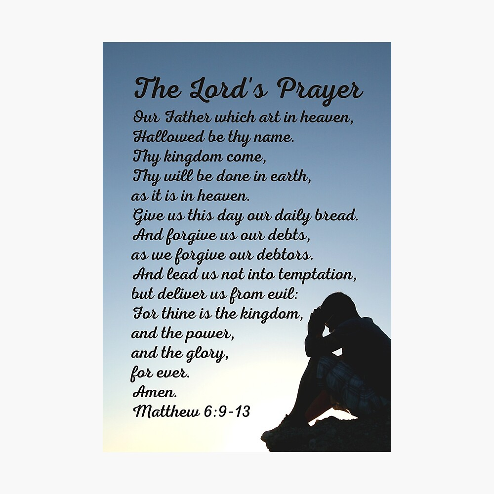 The Lord&#;s Prayer: Matthew :- KJV" Art Board Print for Sale by The Lord&#;s Prayer: Matthew :- KJV" Art Board Print for Sale by