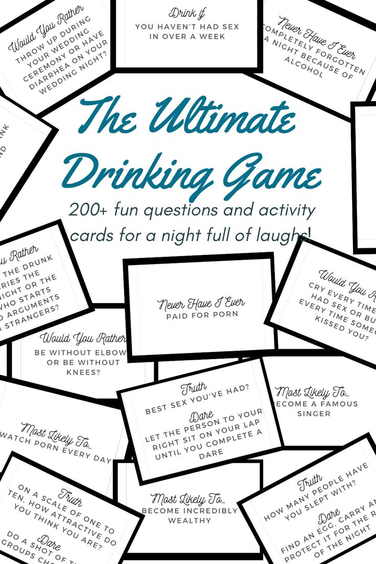 The Ultimate Adults Only Printable Drinking and Party Game The Ultimate Adults Only Printable Drinking and Party Game