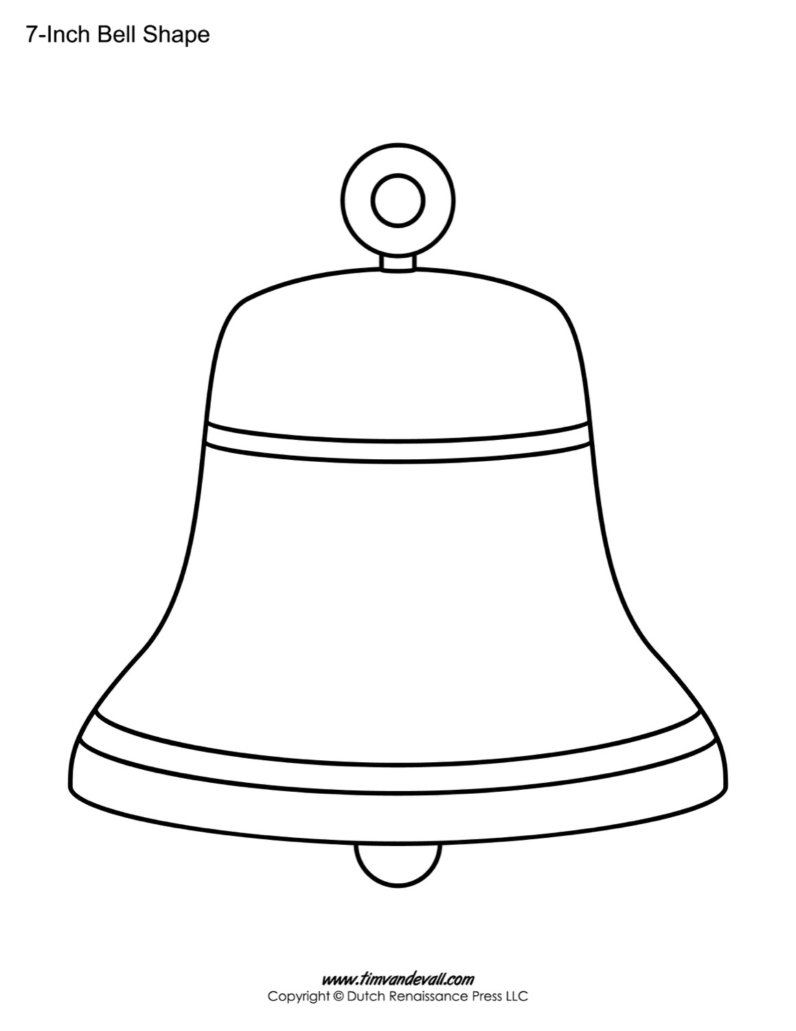 Top bell template Deals Bell Templates Bell Shape Printables Tim s
