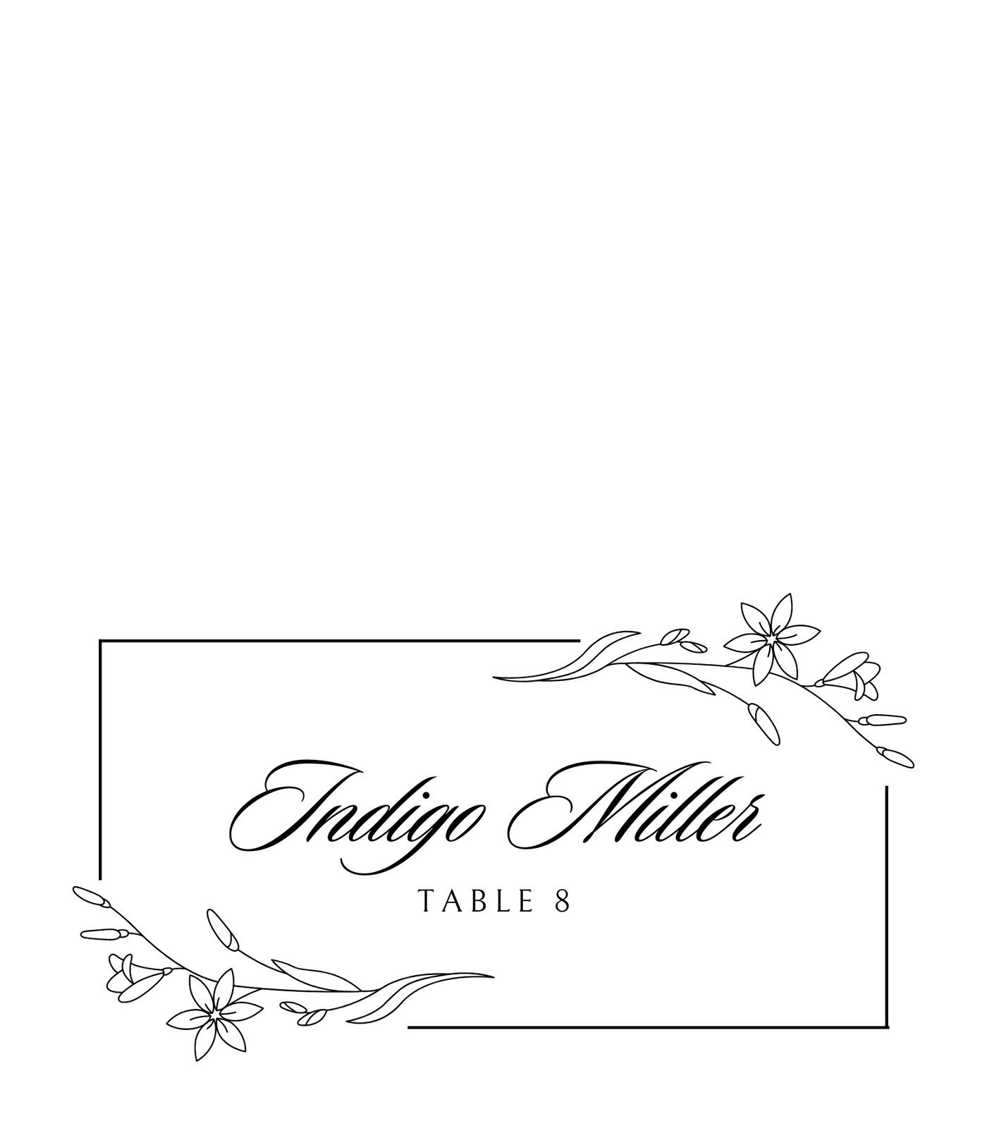 Top print table cards Flash Sales Free printable custom place card