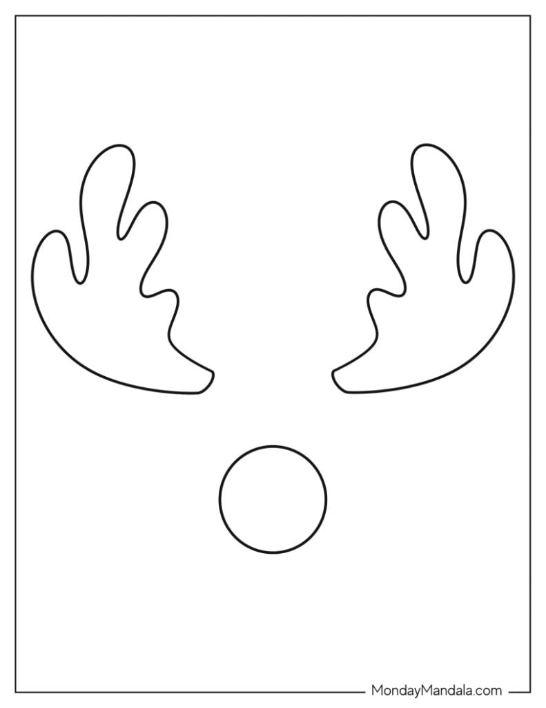 Top reindeer ears template Best Sale Reindeer Templates Free Top reindeer ears template Best Sale Reindeer Templates Free
