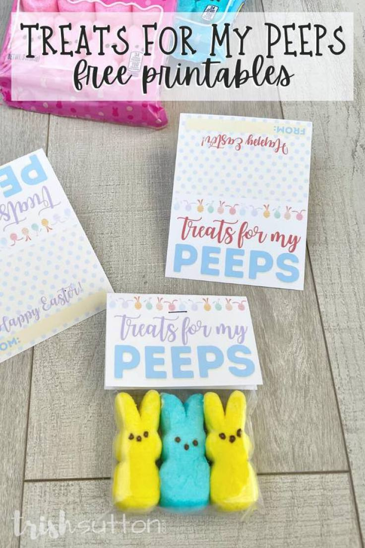 Treats for My Peeps Free Printables Trish Sutton Treats for My Peeps Free Printables Trish Sutton