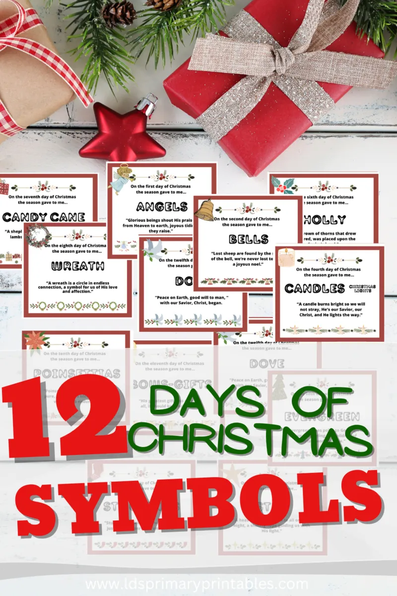 Twelve Days of Christmas Symbols:  Days of Learning All about