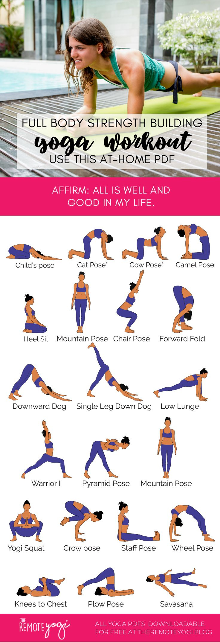 😻 Ultimate Full Body Workout -  minute yoga sequence