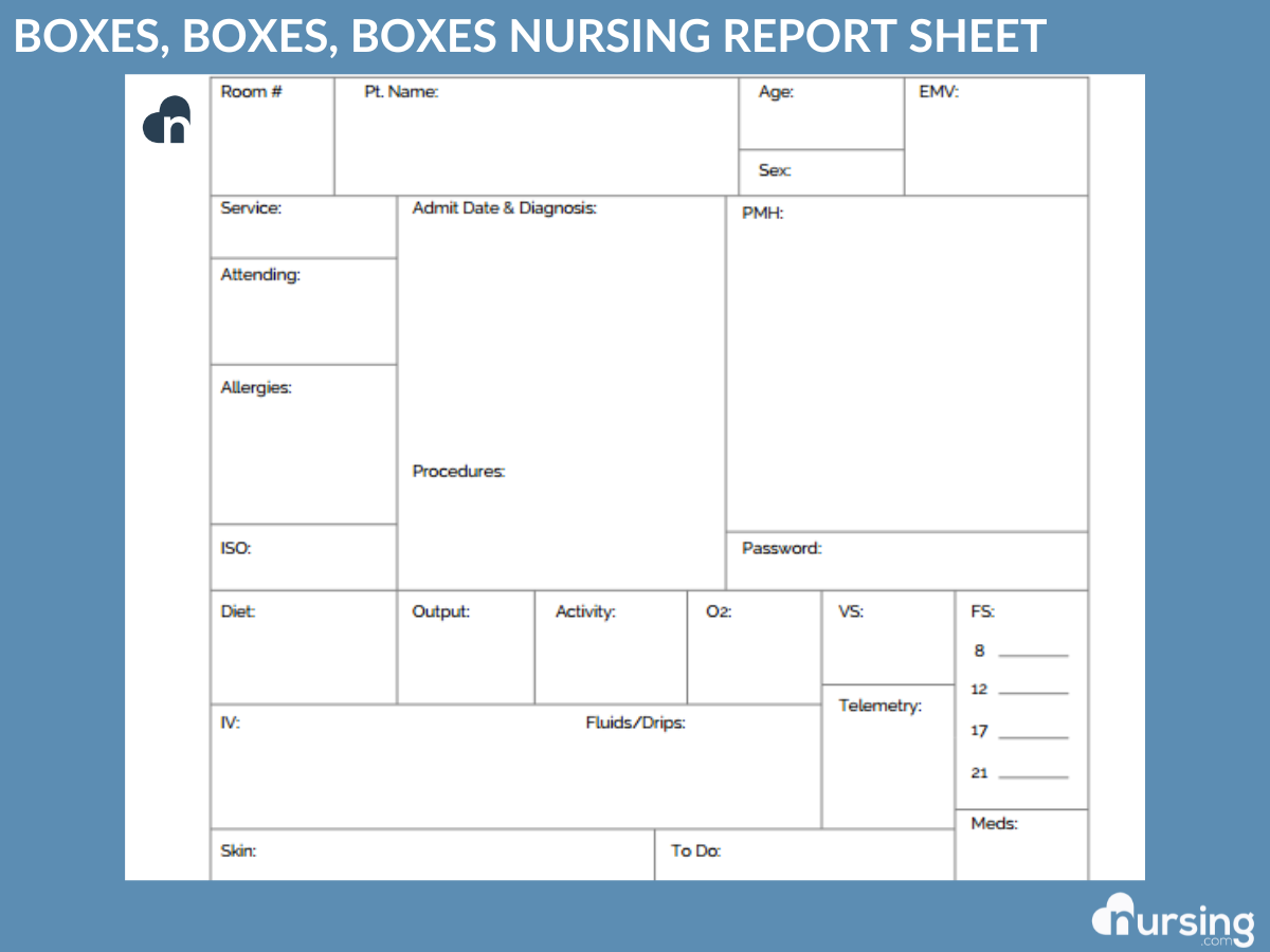 Ultimate Nursing Report Sheet Database & Free Downloads Ultimate Nursing Report Sheet Database & Free Downloads