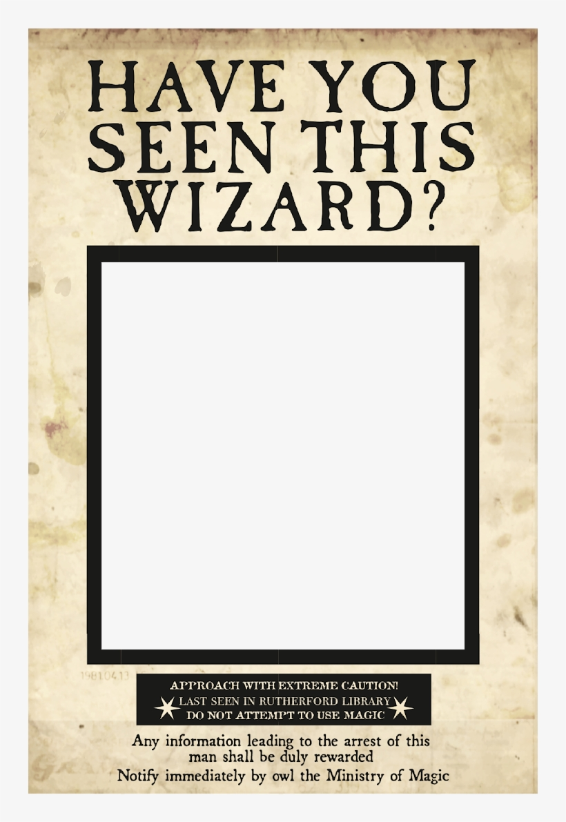 Uses The Wanted Poster From - Harry Potter Have You Seen This