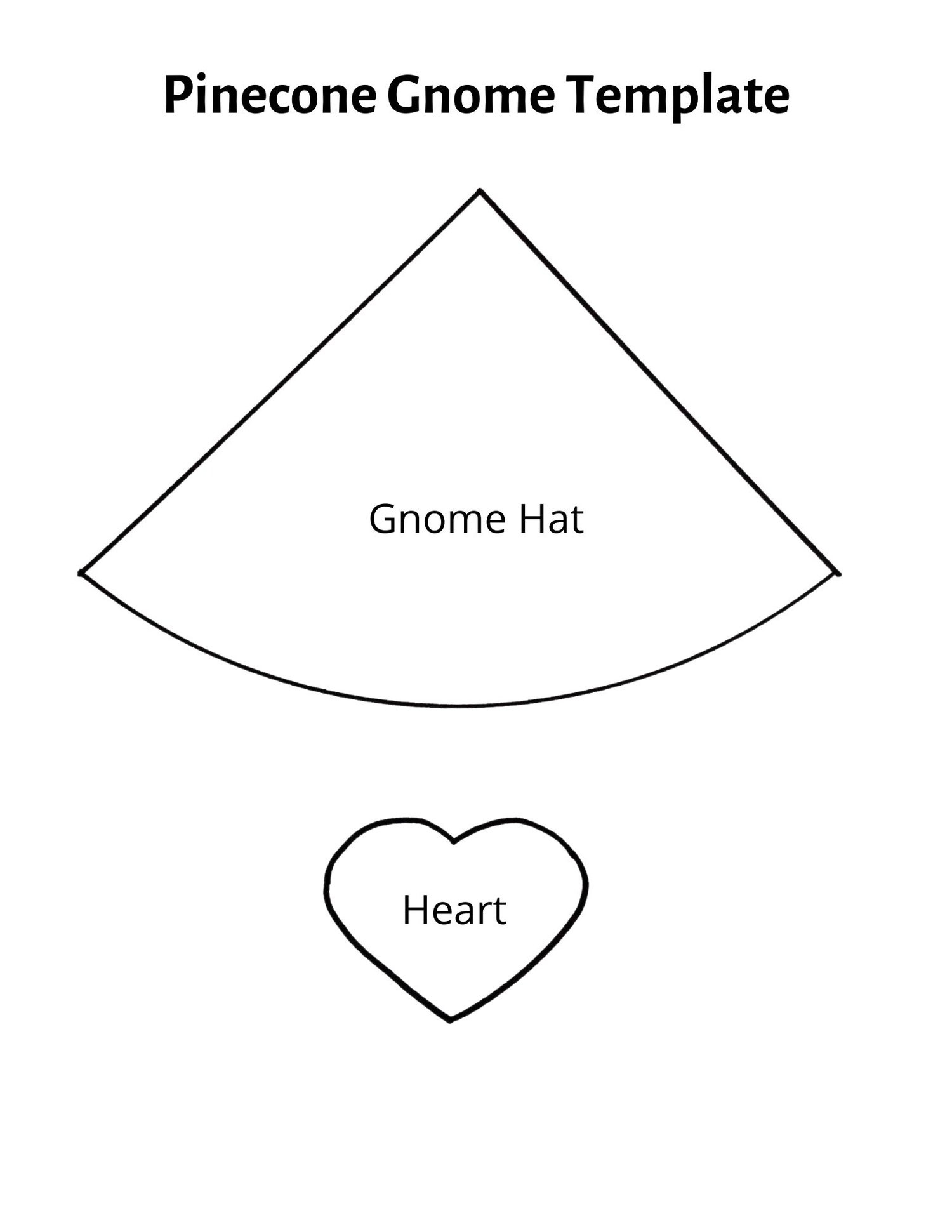 Valentine Pinecone Gnome Hat Template - Backwoods Mama Valentine Pinecone Gnome Hat Template - Backwoods Mama