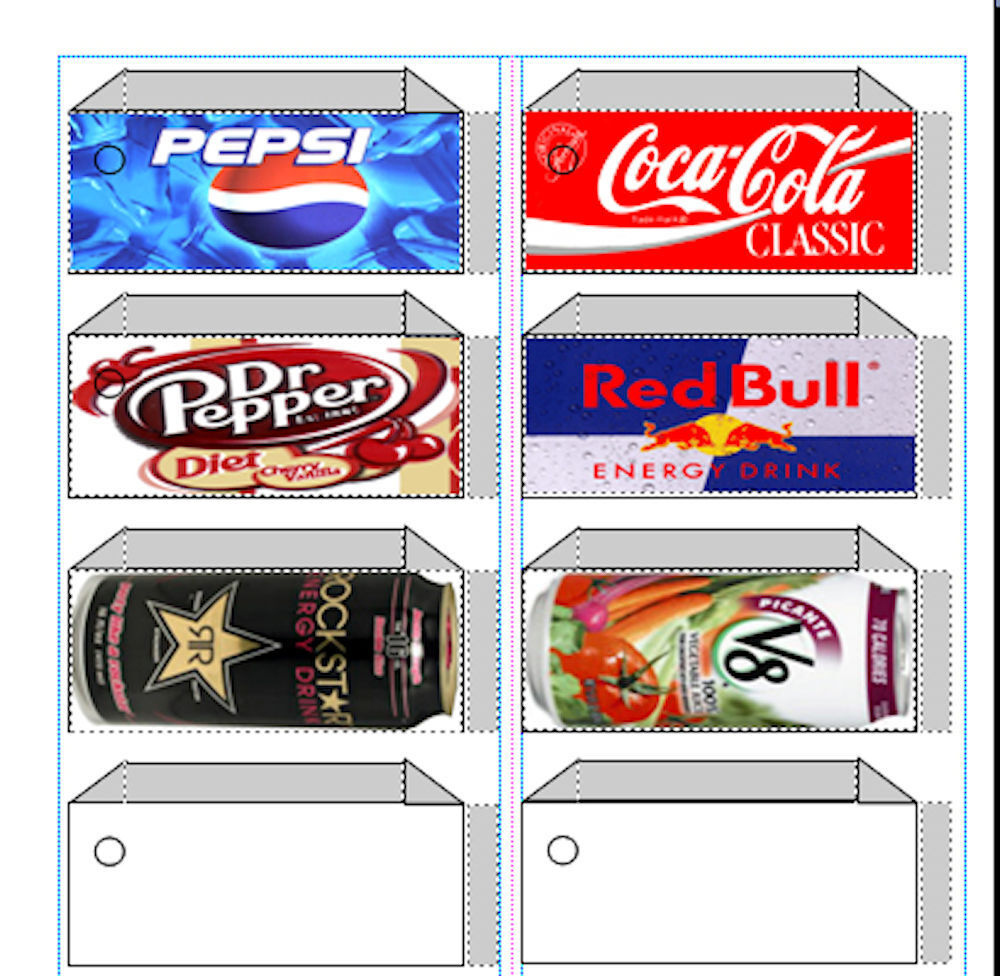 ,+ VENDING LABEL DVD - Flavor Strips - Print your own labels
