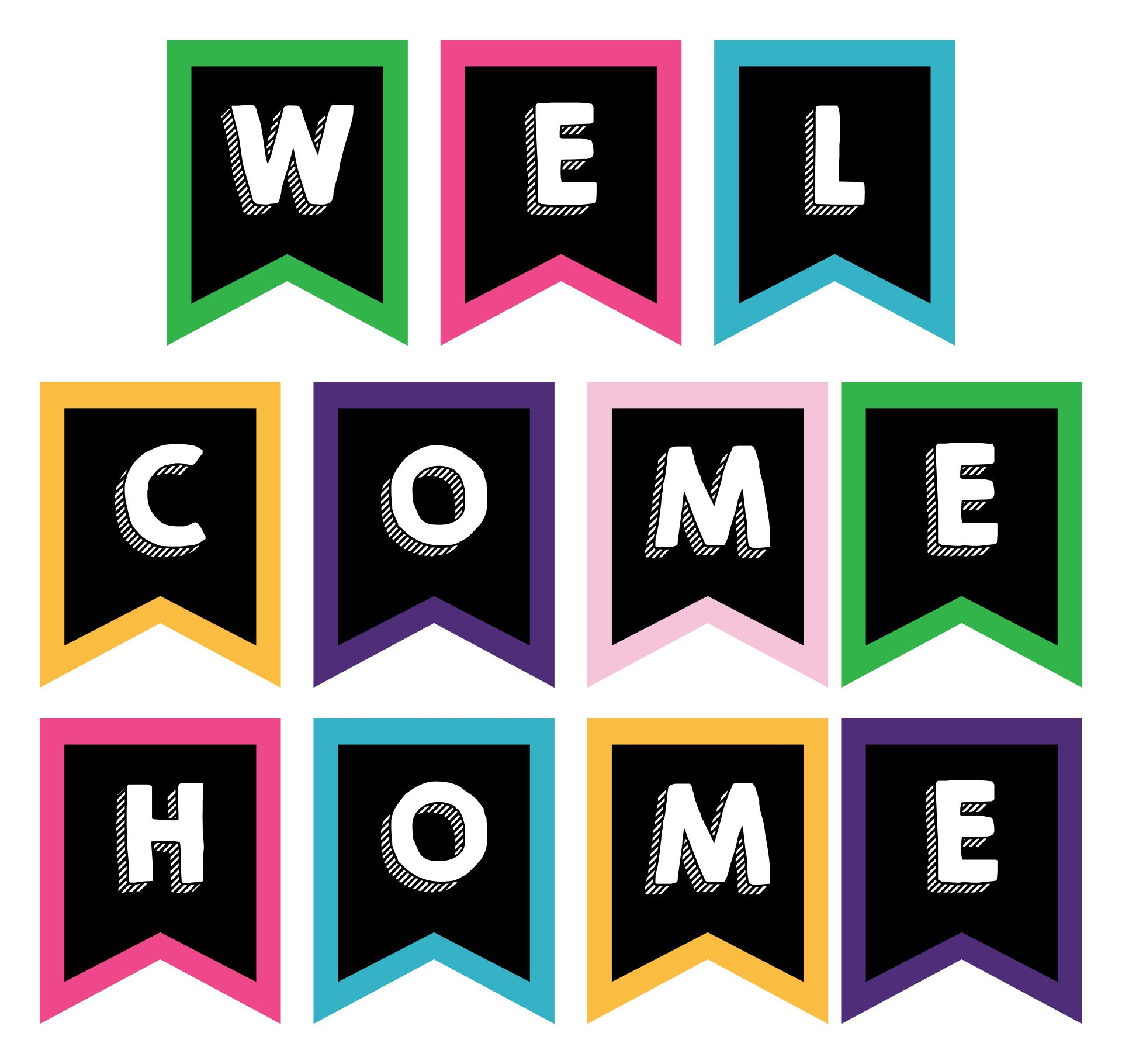 Welcome Home Printable - Printable Party Favors