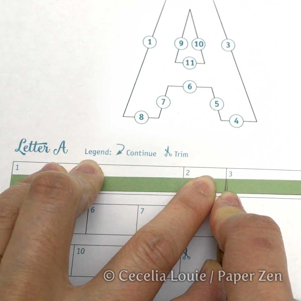 Welcome to Paper Zen ~ Cecelia Louie: Quilling Letters E-book,