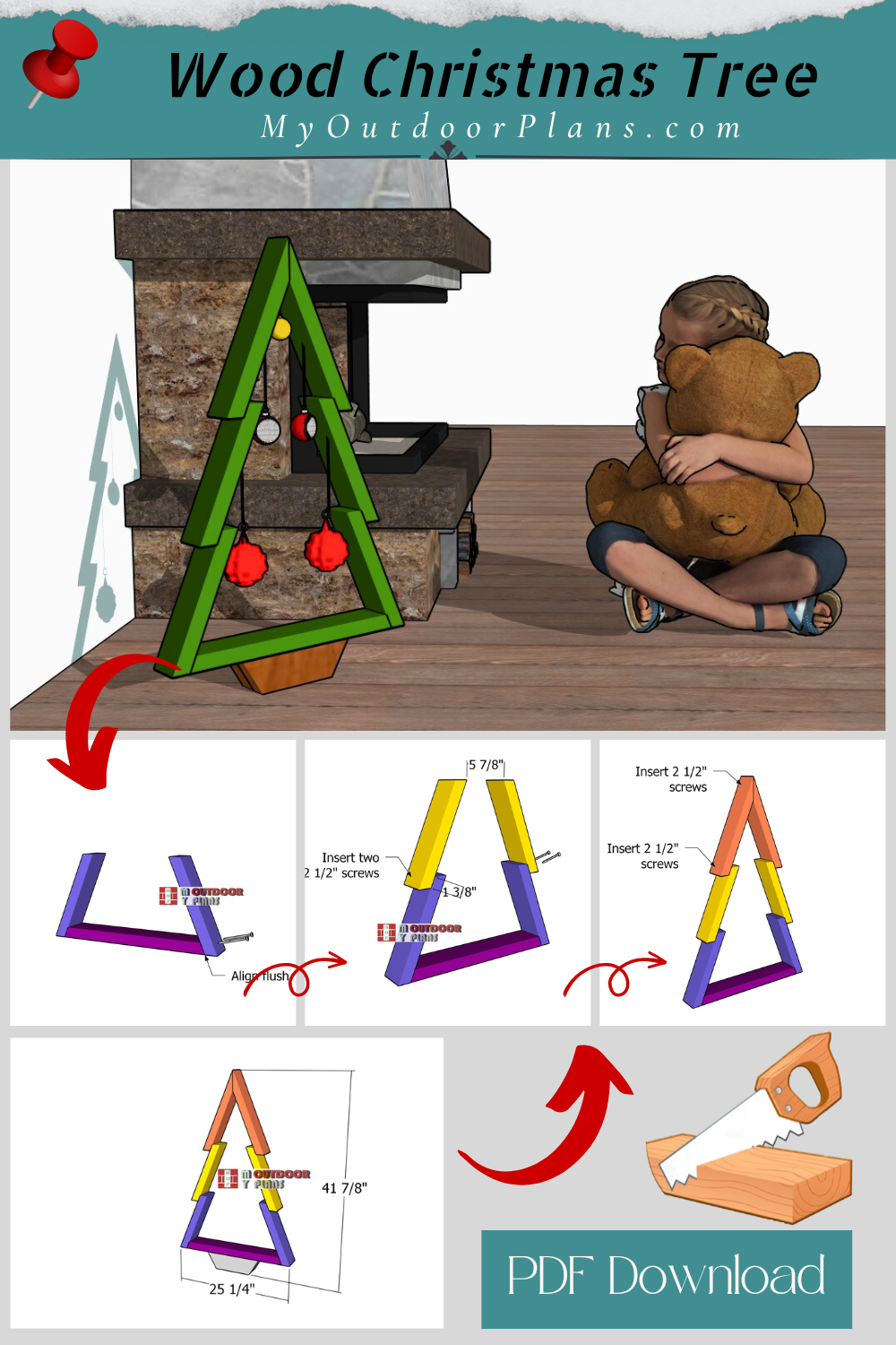 Wooden Christmas Tree – Free Plans MyOutdoorPlans Wooden Christmas Tree – Free Plans MyOutdoorPlans