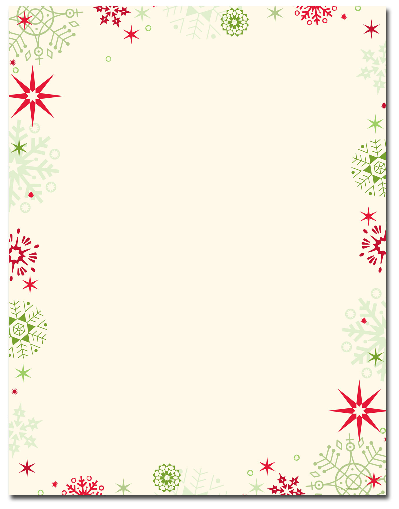 Xmas Stationery Printable - Printable Party Favors Xmas Stationery Printable - Printable Party Favors