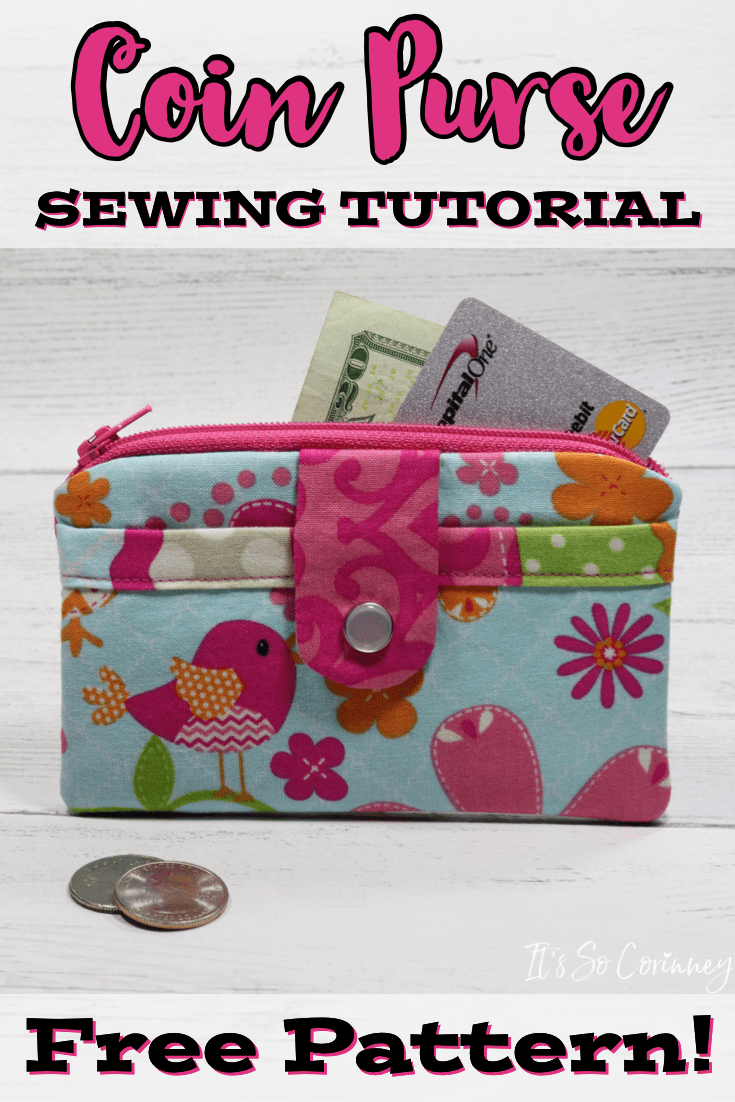 Zippered Coin Purse Sewing Tutorial ~ It Zippered Coin Purse Sewing Tutorial ~ It